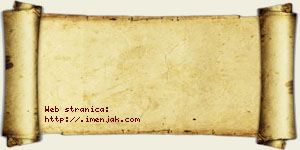 Žaklina Unjić vizit kartica